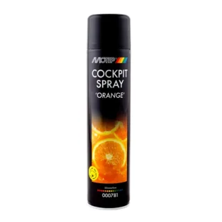Motip Cockpitspray апельсин - аерозольний очисник для панелі приладів напівматовий Motip Black Line  600 мл