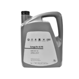 Оригінальна моторна олива VAG LongLife III FE 0W-30 504.00/507.00 для Volkswagen, Audi, Skoda, Seat