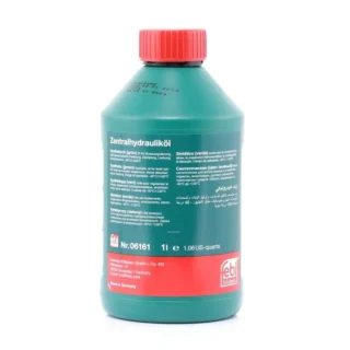 Синтетична гідравлічна рідина Febi 06161 зелена в упаковці 1 літр для ГПК та систем центральної гідравліки.